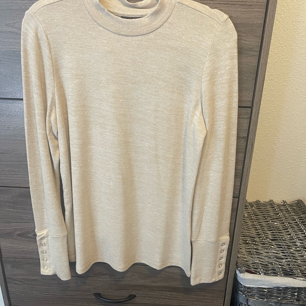 Beige Long Sleeve Sweater